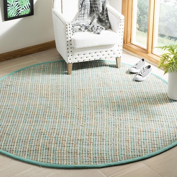 Safavieh 6 x 6 ft. Cape Cod Hand Woven Round Area RugGreen CAP831C-6R - main